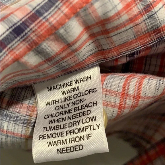 Roundtree & Yorke Shirt Plaid Casual Button Down X Large NWT - Picture 9 of 10